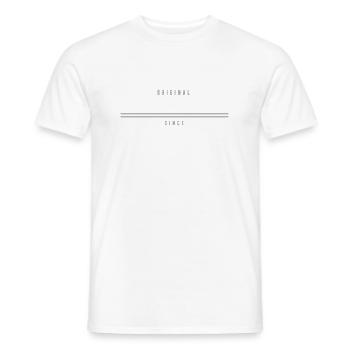 Edition originale limitée depuis 1983 - T-shirt homme - blanc - Devant - AI Model Male 178 dark (178cm)