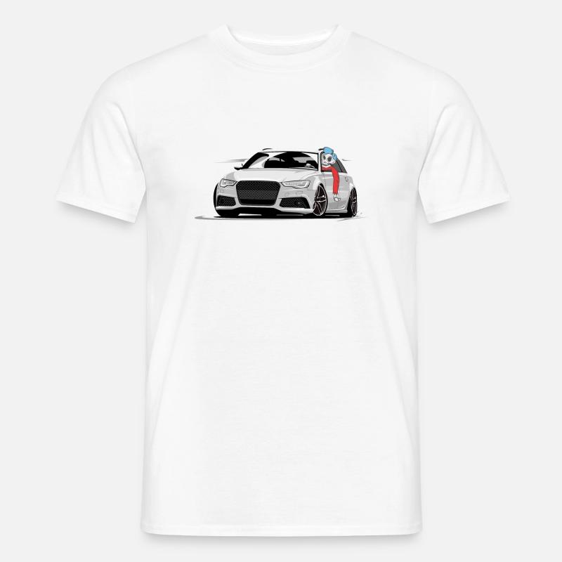 RS6 C7 A6 4G Skulldriver - Männer T-Shirt - Weiß