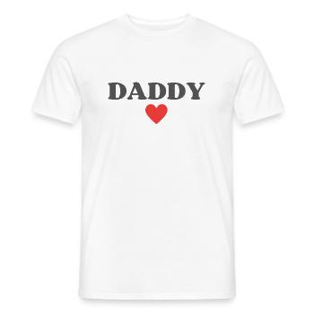 Best Daddy Ever - Men's T-Shirt - white - Front - AI Model Male 178 dark (178cm)