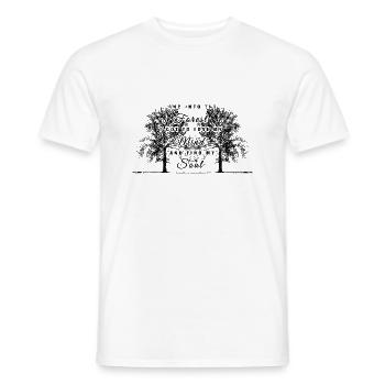 Baum Wald Lebensbaum Geschenk Spiritual Bäume - Männer T-Shirt - Weiß - Vorne - AI Model Male 178 dark (178cm)