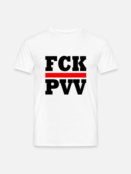 Fck pvv - Men's T-Shirt - white