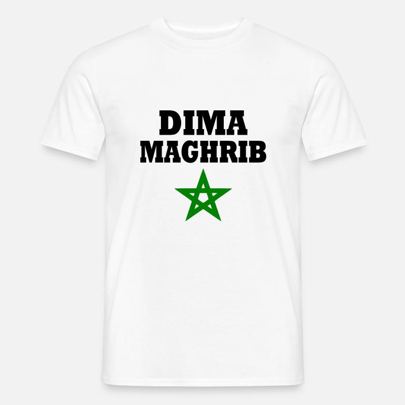 Dima maghreb - Männer T-Shirt - Weiß