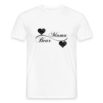 Mama Bear - Männer T-Shirt - Weiß - Vorne - AI Model Male 178 dark (178cm)