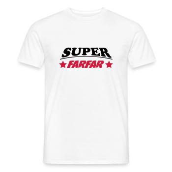 Super farfar 111 - T-shirt homme - blanc - Devant - AI Model Male 178 dark (178cm)