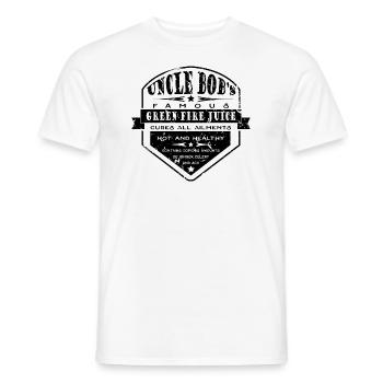 Green Juice Vintage Look - Men's T-Shirt - white - Front - AI Model Male 178 dark (178cm)