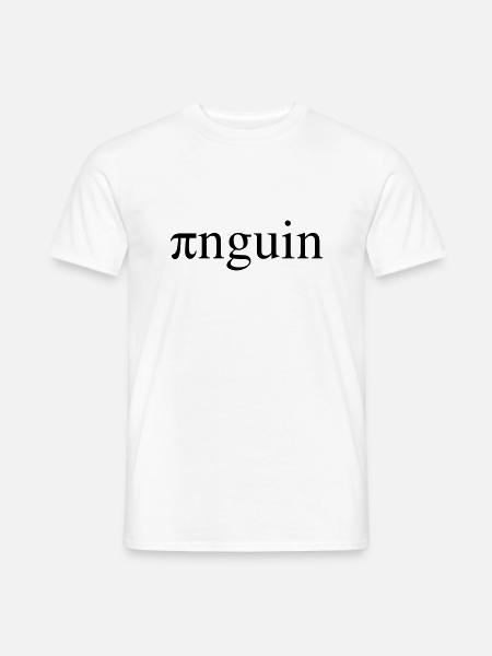 Pinguin - Männer T-Shirt - Weiß