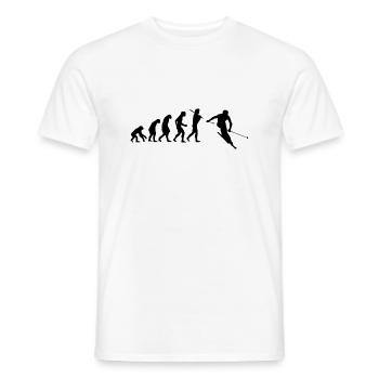 skieur de ski de ski cadeau de Noël - T-shirt homme - blanc - Devant - AI Model Male 178 dark (178cm)