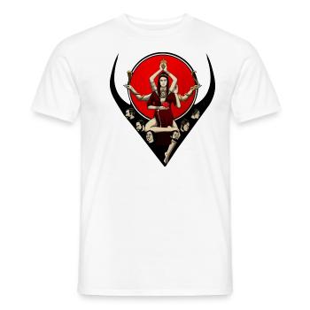 Kali - T-shirt homme - blanc - Devant - AI Model Male 178 dark (178cm)