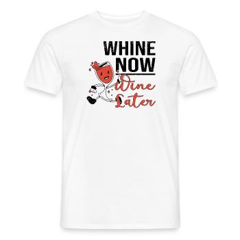 Marathon Runners Running Half Marathon Wine - Men's T-Shirt - white - Front - AI Model Male 178 dark (178cm)