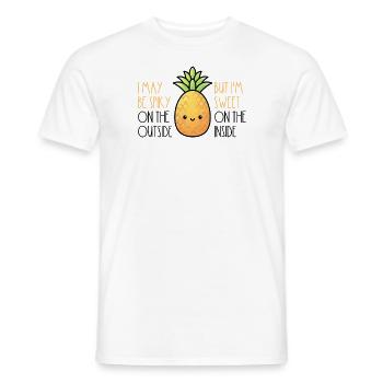 Süße Ananas Urlaub Hawaii Tropisch Spruch Sommer - Männer T-Shirt - Weiß - Vorne - AI Model Male 178 dark (178cm)