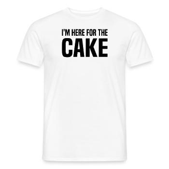 Fête de mariage Gâteau de mariage - T-shirt homme - blanc - Devant - AI Model Male 178 dark (178cm)
