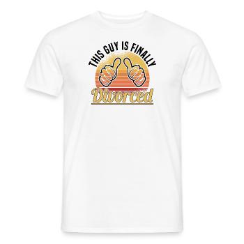 Scheidung Trennung Ehe Ex Scheidungsparty - Männer T-Shirt - Weiß - Vorne - AI Model Male 178 dark (178cm)