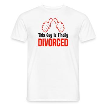 Scheidung Trennung Ehe Ex Scheidungsparty - Männer T-Shirt - Weiß - Vorne - AI Model Male 178 dark (178cm)
