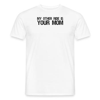 Muscel Car V8 Turbocompresseur Tuning Voiture de course - T-shirt homme - blanc - Devant - AI Model Male 178 dark (178cm)