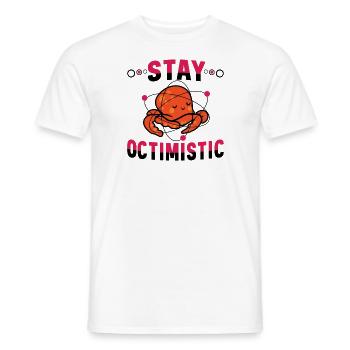 Octopus Octopus Sea Tentacle Octopus Octopus Octopus - Men's T-Shirt - white - Front - AI Model Male 178 dark (178cm)