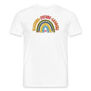 Primary School Teacher Kindergarten Educator - Men's T-Shirt - white - Front - AI Model Male 178 dark (178cm)