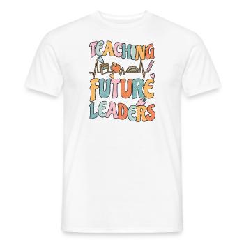 Primary School Teacher Kindergarten Educator - Men's T-Shirt - white - Front - AI Model Male 178 dark (178cm)