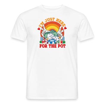 Kasino Glücksspiel Spielautomat Kartenspiel - Männer T-Shirt - Weiß - Vorne - AI Model Male 178 dark (178cm)