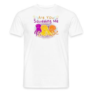 Poulpe Poulpe Tentacule de mer Poulpe Poulpe Poulpe Poulpe - T-shirt homme - blanc - Devant - AI Model Male 178 dark (178cm)