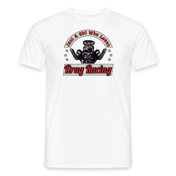 Racing Driver Racing Car Tuning Racing Motorsport - Men's T-Shirt - white - Front - AI Model Male 178 dark (178cm)