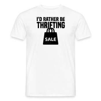 Magasin d’occasion Eco Hipster d’occasion - T-shirt homme - blanc - Devant - AI Model Male 178 dark (178cm)
