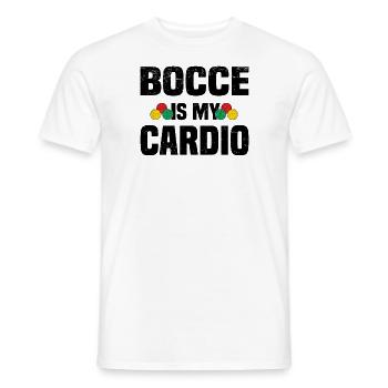 Boccia Petanque Boule Boccia Player Lyonnais - Men's T-Shirt - white - Front - AI Model Male 178 dark (178cm)