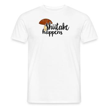 Cueilleur de champignons Chasseurs de champignons Amateurs de champignons Champignons Ferme de champignons - T-shirt homme - blanc - Devant - AI Model Male 178 dark (178cm)