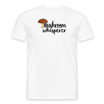 Mushroom Picker Mushroom Mushroom Hunters Mushroom Lovers Mushroom Farm - Men's T-Shirt - white - Front - AI Model Male 178 dark (178cm)