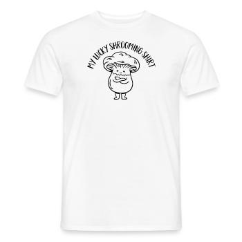 Cueilleur de champignons Chasseurs de champignons Amateurs de champignons Champignons Ferme de champignons - T-shirt homme - blanc - Devant - AI Model Male 178 dark (178cm)