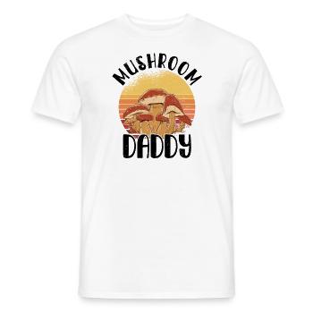 Mushroom Picker Mushroom Mushroom Hunters Mushroom Lovers Mushroom Farm - Men's T-Shirt - white - Front - AI Model Male 178 dark (178cm)