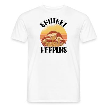 Cueilleur de champignons Chasseurs de champignons Amateurs de champignons Champignons Ferme de champignons - T-shirt homme - blanc - Devant - AI Model Male 178 dark (178cm)