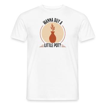 Poterie Argile Cours de poterie Poterie Poterie - T-shirt homme - blanc - Devant - AI Model Male 178 dark (178cm)