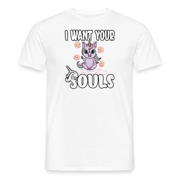 Satan Belzébuth Diable Gothique Pentagramme Mystique - T-shirt homme - blanc - Devant - AI Model Male 178 dark (178cm)