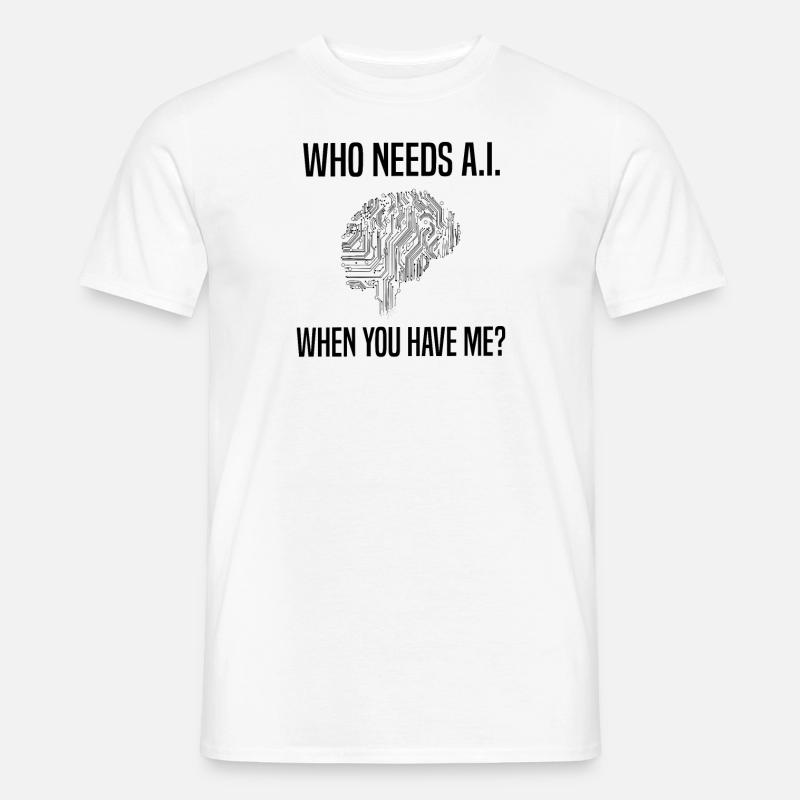 Internet Of Things IOT Programmer Admin IT - Men’s T-shirt - white