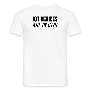 Internet Of Things IOT Programmer Admin IT - Men's T-Shirt - white - Front - AI Model Male 178 dark (178cm)