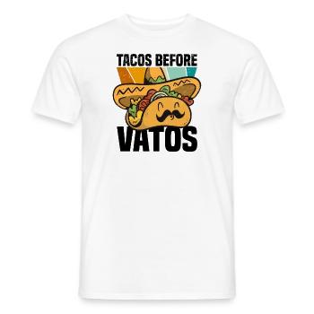 Taco Somberero Mexikanisch Mexiko Latino - Männer T-Shirt - Weiß - Vorne - AI Model Male 178 dark (178cm)