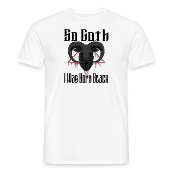 Satan Beelzebub Teufel Gothic Pentagram Mystisch - Männer T-Shirt - Weiß - Vorne - AI Model Male 178 dark (178cm)