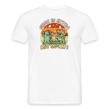 Avocado Guacamole Mexican Mexico Latino - Men's T-Shirt - white - Front - AI Model Male 178 dark (178cm)