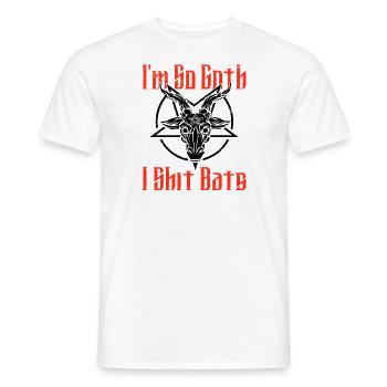 Satan Beelzebub Teufel Gothic Pentagram Mystisch - Männer T-Shirt - Weiß - Vorne - AI Model Male 178 dark (178cm)