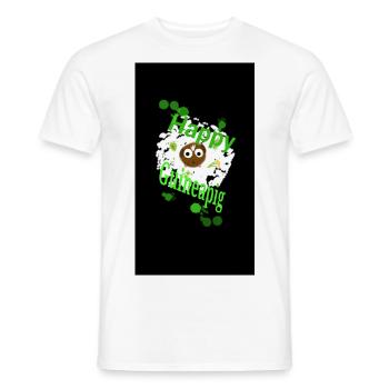 The Design mit the (Meer)Schwein - Männer T-Shirt - Weiß - Vorne - AI Model Male 178 dark (178cm)