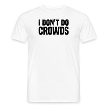 Misanthrope Antisocial Introvert - Men's T-Shirt - white - Front - AI Model Male 178 dark (178cm)