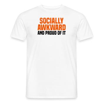Misanthrop Menschenhasser Asozial Introvertiert - Männer T-Shirt - Weiß - Vorne - AI Model Male 178 dark (178cm)