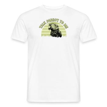 Perruche Perruche Oiseau Perruche Propriétaire - T-shirt homme - blanc - Devant - AI Model Male 178 dark (178cm)