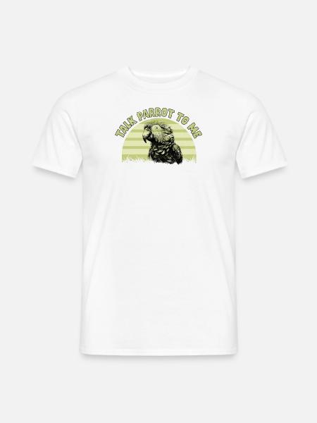 Wellensittich Papagei Vogel Sittich Besitzer - Männer T-Shirt - Weiß