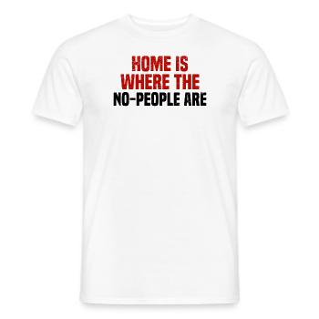 Misanthrop Menschenhasser Asozial Introvertiert - Männer T-Shirt - Weiß - Vorne - AI Model Male 178 dark (178cm)