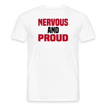 Misanthrope Antisocial Introvert - Men's T-Shirt - white - Front - AI Model Male 178 dark (178cm)