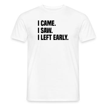 Misanthrop Menschenhasser Asozial Introvertiert - Männer T-Shirt - Weiß - Vorne - AI Model Male 178 dark (178cm)