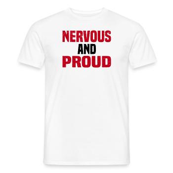 Misanthrope Antisocial Introvert - Men's T-Shirt - white - Front - AI Model Male 178 dark (178cm)