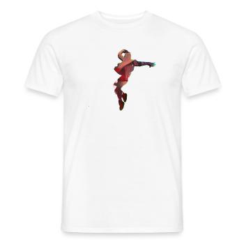 Dancing, Dancer, Breakdance, Gymnastics - Men's T-Shirt - white - Front - AI Model Male 178 dark (178cm)