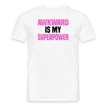 Misanthrop Menschenhasser Asozial Introvertiert - Männer T-Shirt - Weiß - Vorne - AI Model Male 178 dark (178cm)